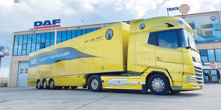 DAF XG+ supera testes de consumo com carga total
