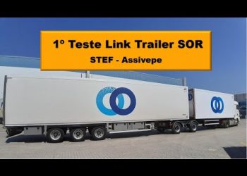 1º Teste do Link Trailer na STEF (25,25mt)