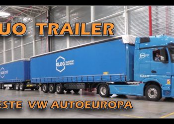 Teste Duo Trailer (31metros!!) – PRIMEIRO megacamião em Portugal com a KLOG