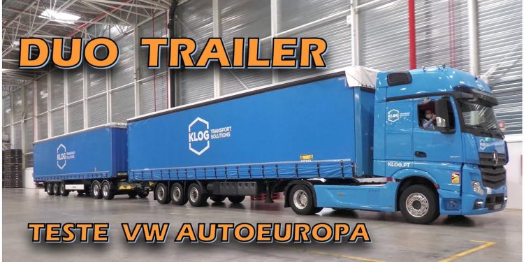 Teste Duo Trailer (31metros!!) – PRIMEIRO megacamião em Portugal com a KLOG