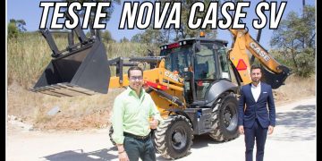 Vídeo: teste completo nova retroescavadora CASE Série 580SV