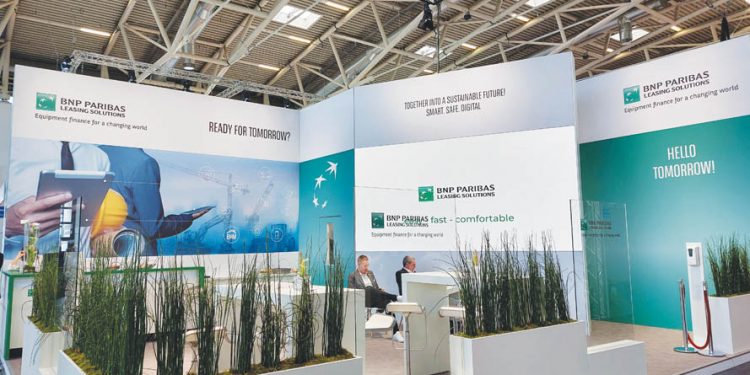 BNP Paribas com financiamento de máquinas de construção