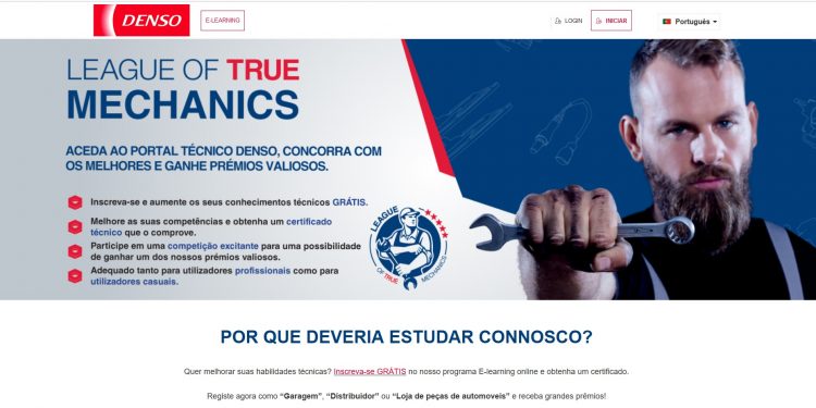 DENSO lança o seu programa de formação técnica online