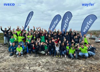 Wayfer e Iveco unem esforços para reflorestar Ação Ambiental de enorme impacto no pinhal de Leiria 