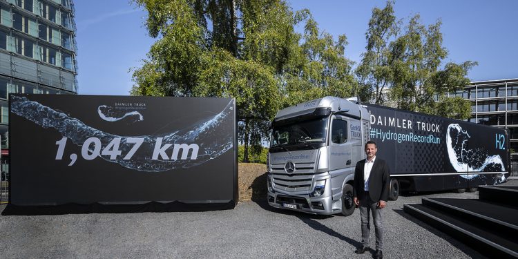 Daimler Truck – sucesso no teste do camião a hidrogénio