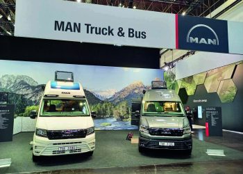 MAN TGE em destaque na Caravan Salon 2023