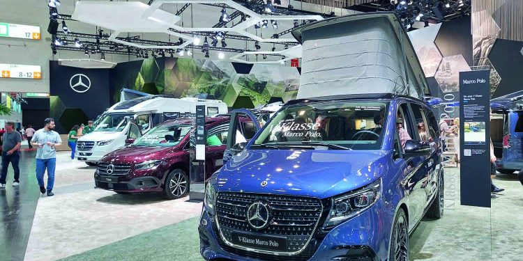Mercedes-Benz destacou o Classe-V Marco Polo
