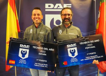 DAF premeia o Técnico do Ano de Espanha e Portugal 2023