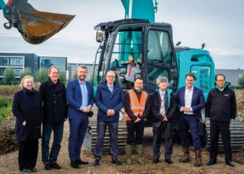 Kobelco inicia construção de nova sede na Europa