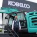 Kobelco com três novidades e motores Mercedes-Benz