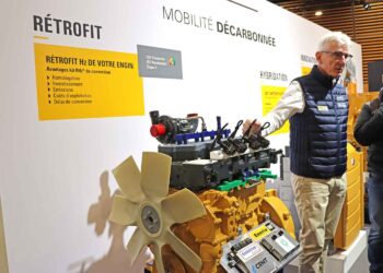 Caterpillar com inovador retrofit de hidrogénio