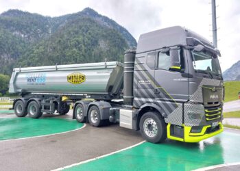 Camiões MAN com hidrogénio a combustão