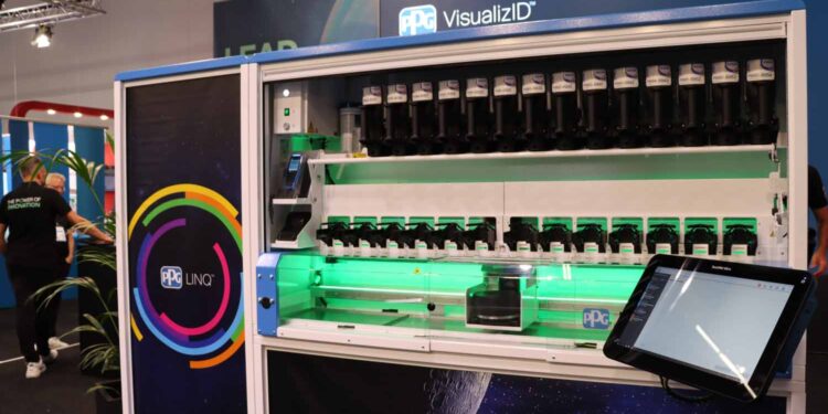 PPG automatiza sistema de mistura de tintas