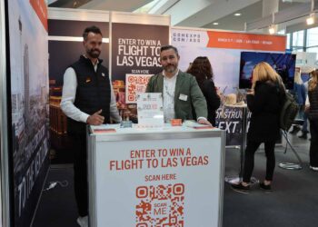 CONEXPO 2026 com Las Vegas de fundo