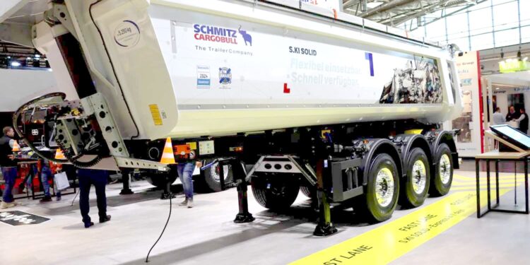 Schmitz Cargobull – semirreboques basculantes para construção civil