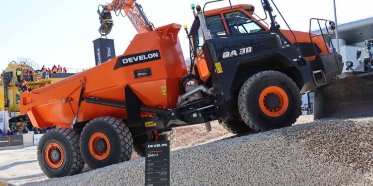 Develon – dumpers e escavadoras autónomas