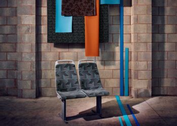 Camira apresenta na Busworld assentos feitos de plástico marinho reciclado