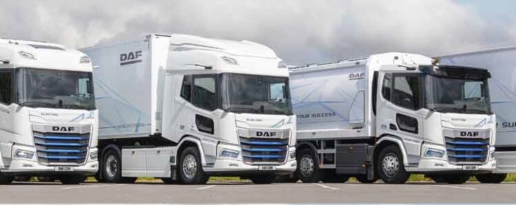Gama 100% elétrica dá nova energia aos camiões DAF