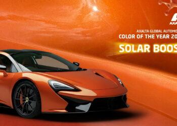A Axalta elege o tom laranja como cor automóvel de 2026