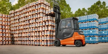 Novos empilhadores Toyota Traigo80