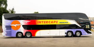 Marcopolo com novo gigante double-decker de quatro eixos