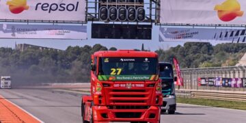 Sampa – pódio nas competições de camiões em Espanha