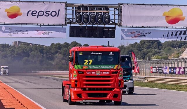 Sampa – pódio nas competições de camiões em Espanha