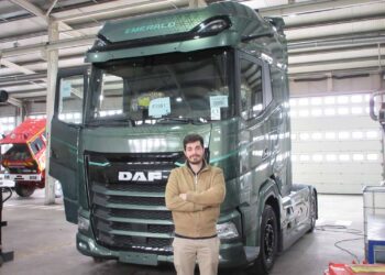 Beiracar com o exclusivo DAF XG⁺ Emerald Edition