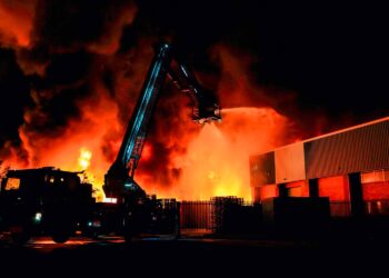 Recicladores – riscos de incêndio em baterias de lítio