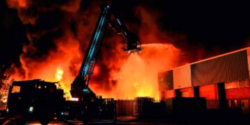 Recicladores – riscos de incêndio em baterias de lítio