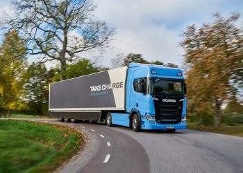 Scania otimiza a eletrificação do transporte pesado